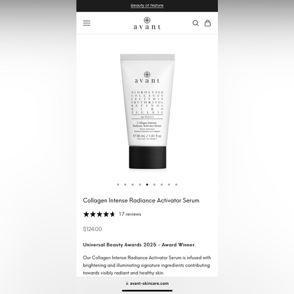 Avanti Hydrolyzed Collagen Lecithin Erythritol Retinol Ribonucleic Serum - Picture 2 of 8